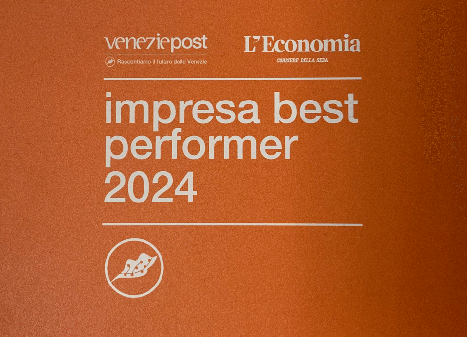 Targa riconoscimento ad Arslogica Sistemi Srl del premio Impresa Best Performer 2024